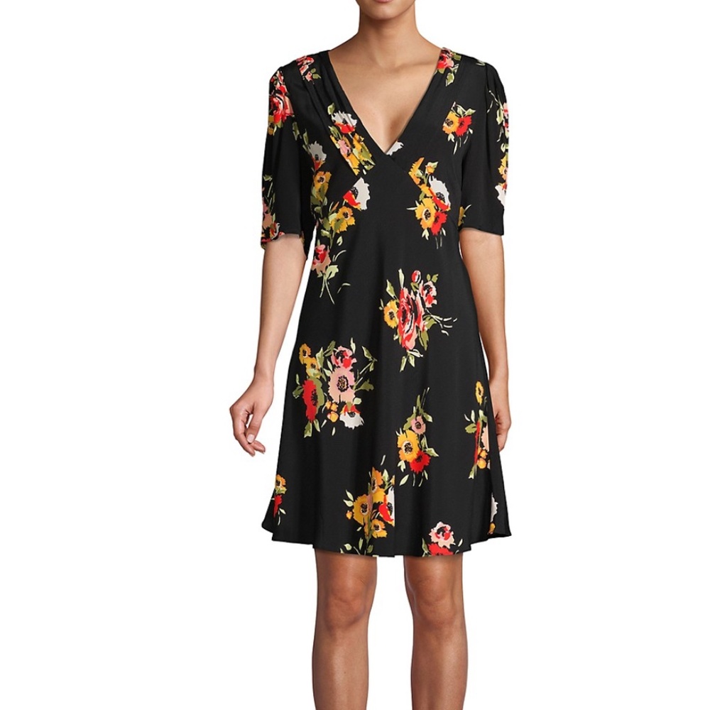 Free people Neon Garden Mini Dress